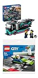 Lego® City 60406 Autotransporter mit Rennwagen + Lego...