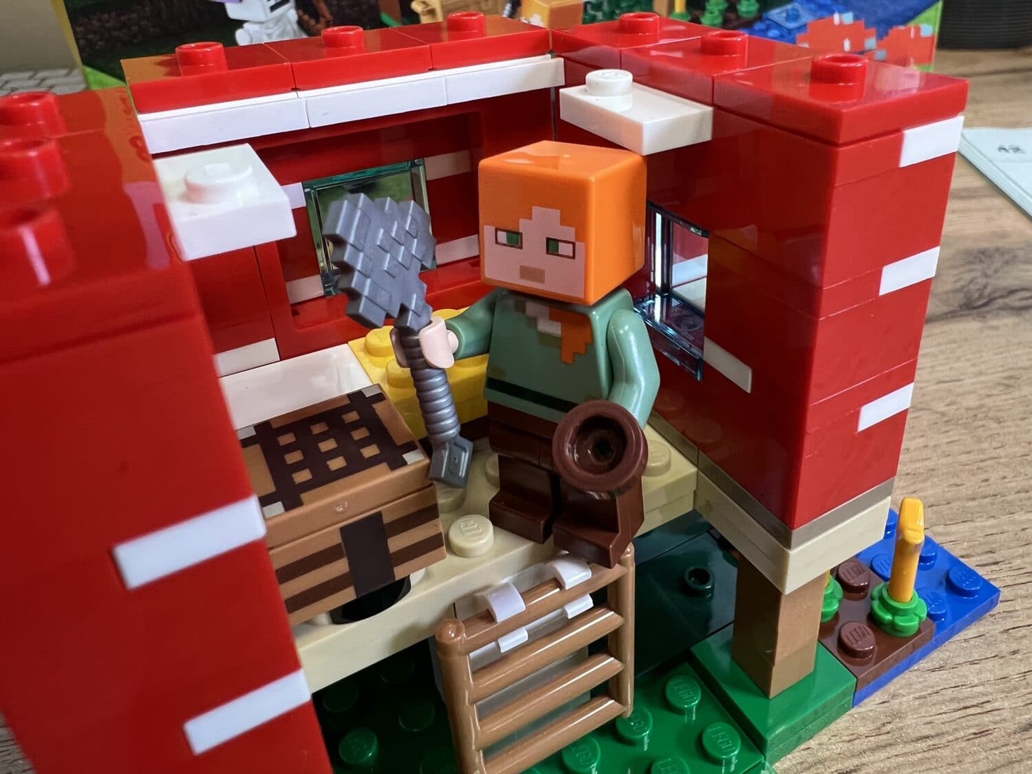 Pilzhaus der Das vorgestellt Minecraft-Serie aus LEGO 21179: